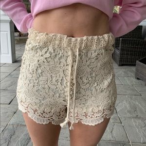 LOVE CULTURE LACE SHORTS